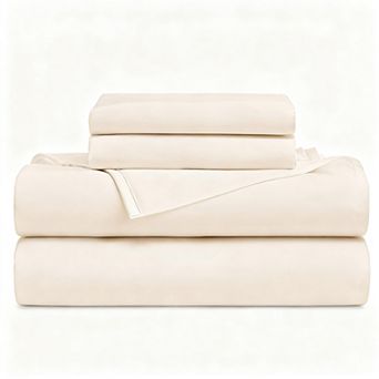 3 pc Rayon Sheets Set Breathable Silky Deep Pocket Hotel Bedding