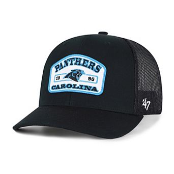 Men's '47 Black Carolina Panthers Roadway Adjustable Trucker Hat