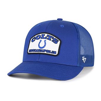 Men's '47 Royal Indianapolis Colts Roadway Adjustable Trucker Hat