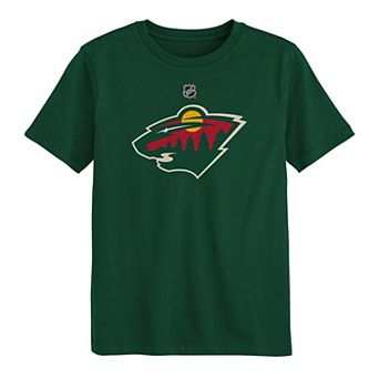 Preschool Outerstuff Green Minnesota Wild Primary Logo T-Shirt