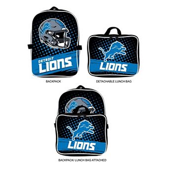 MOJO Detroit Lions Backpack & Lunch Box 2 pc Set