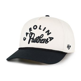 Women's '47 Natural Carolina Panthers Rope Script Hitch Adjustable Hat