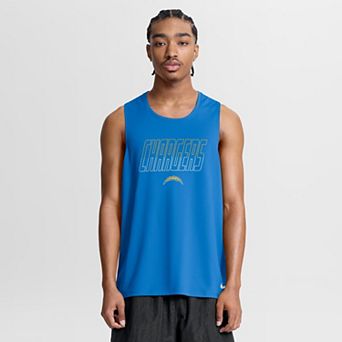 Men's Nike Powder Blue Los Angeles Chargers Kickoff Miler Dri-FIT Tank​ Top