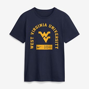 Men's Nike Navy West Virginia Mountaineers Primetime Crew T-Shirt