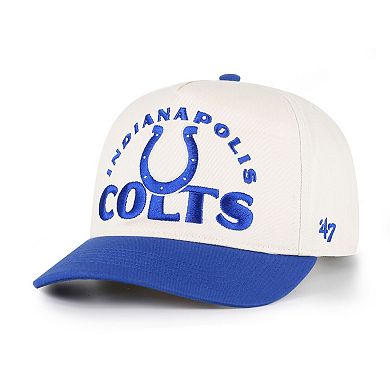 Men's '47 Natural Indianapolis Colts Arcitext Hitch Adjustable Hat
