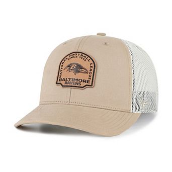 Men's '47 Khaki Baltimore Ravens Bonehide Trucker Adjustable Hat
