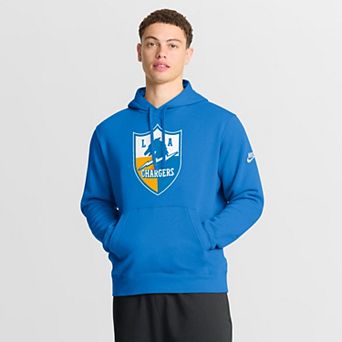 Men's Nike Powder Blue Los Angeles Chargers Club Fleece Pullover Hoodie
