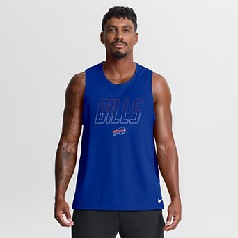 Men's Nike Royal Buffalo Bills Kickoff Miler Dri-FIT Tank​ Top