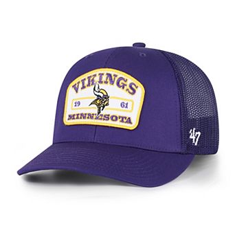 Men's '47 Purple Minnesota Vikings Roadway Adjustable Trucker Hat