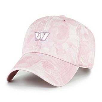 Women's '47 Pink Washington Commanders Gardenia Clean Up Adjustable Hat