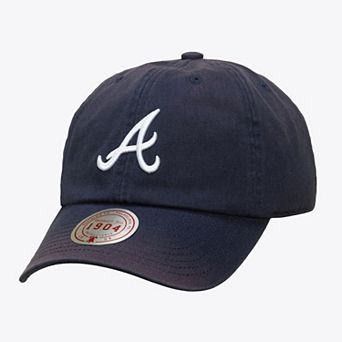 Unisex Mitchell & Ness Navy Atlanta Braves 1904 Soft Wash Adjustable Hat