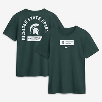 Men's Nike Green Michigan State Spartans Primetime Crew T-Shirt