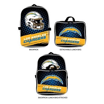 MOJO Los Angeles Chargers Backpack & Lunch Box 2 pc Set