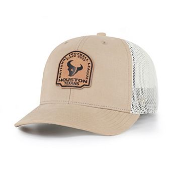 Men's '47 Khaki Houston Texans Bonehide Trucker Adjustable Hat