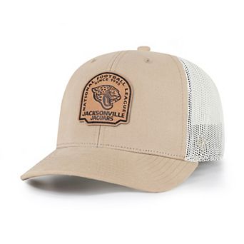 Men's '47 Khaki Jacksonville Jaguars Bonehide Trucker Adjustable Hat