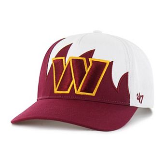 Men's '47 White Washington Commanders Jagged Hitch Adjustable Hat