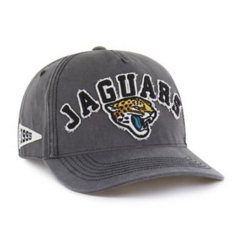 Men's '47 Charcoal Jacksonville Jaguars Calderwood Well Worn Hitch Adjustable Hat