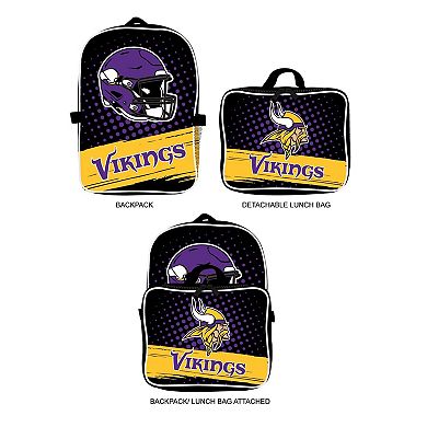 MOJO Minnesota Vikings Backpack & Lunch Box 2-Piece Set