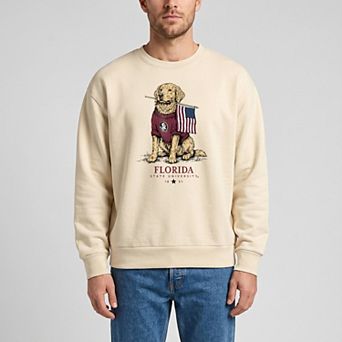 Unisex Uscape Apparel Cream Florida State Seminoles Americana Good Boy Ribbed Premium Sweatshirt