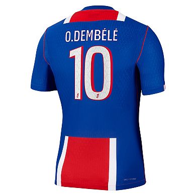 Men's Nike Ousmane Dembélé Blue Paris Saint-Germain 2026/27 Home Match Authentic Jersey