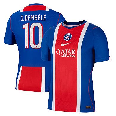 Men's Nike Ousmane Dembélé Blue Paris Saint-Germain 2026/27 Home Match Authentic Jersey