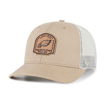Men's '47 Khaki Philadelphia Eagles Bonehide Trucker Adjustable Hat