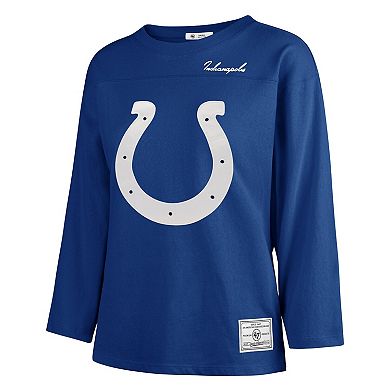 Women's '47 Royal Indianapolis Colts Game Nod Timeless T-Shirt