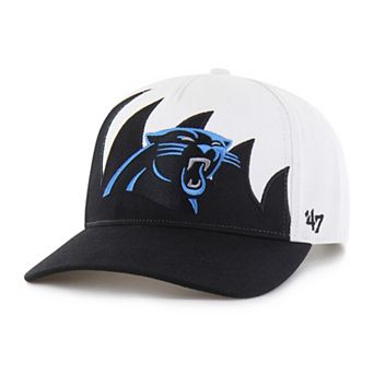 Men's '47 White Carolina Panthers Jagged Hitch Adjustable Hat