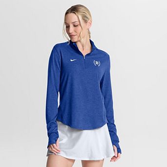 Women's Nike Royal Duke Blue Devils Swift Dri-FIT Half-Zip Pullover