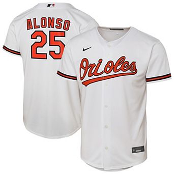 Youth Nike Pete Alonso White Baltimore Orioles Home Baseline Jersey