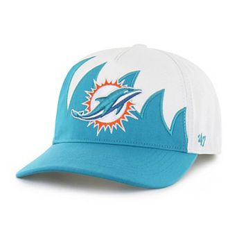 Men's '47 White Miami Dolphins Jagged Hitch Adjustable Hat