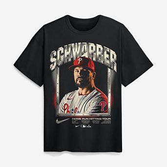 Men's Nike Kyle Schwarber Black Philadelphia Phillies Max90 Graphic T-Shirt