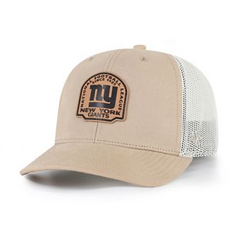 Men's '47 Khaki New York Giants Bonehide Trucker Adjustable Hat