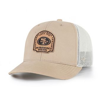 Men's '47 Khaki San Francisco 49ers Bonehide Trucker Adjustable Hat