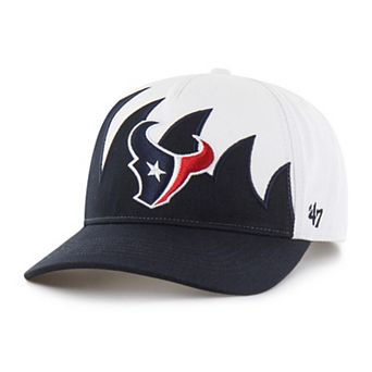 Men's '47 White Houston Texans Jagged Hitch Adjustable Hat