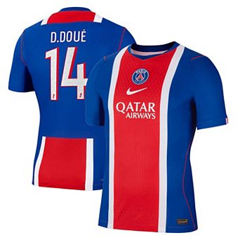 Men's Nike Désiré Doué Blue Paris Saint-Germain 2026/27 Home Match Authentic Jersey