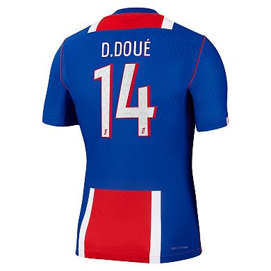 Men's Nike Désiré Doué Blue Paris Saint-Germain 2026/27 Home Match Authentic Jersey