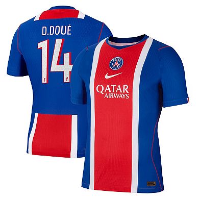Men's Nike Désiré Doué Blue Paris Saint-Germain 2026/27 Home Match Authentic Jersey