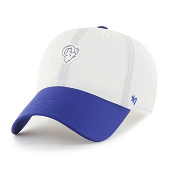 Men's '47 Cream Los Angeles Rams Modernia Clean Up Adjustable Hat