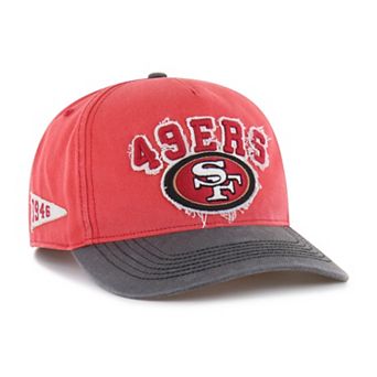 Men's '47 Scarlet San Francisco 49ers Calderwood Well Worn Hitch Adjustable Hat