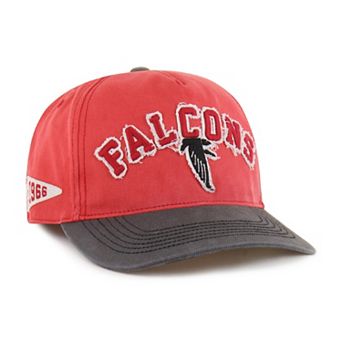 Men's '47 Red Atlanta Falcons Throwback Calderwood Well Worn Hitch Adjustable Hat