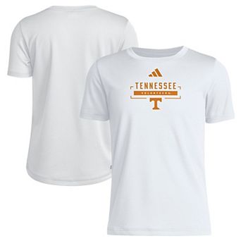 Youth adidas White Tennessee Volunteers Pregame Performance T-Shirt