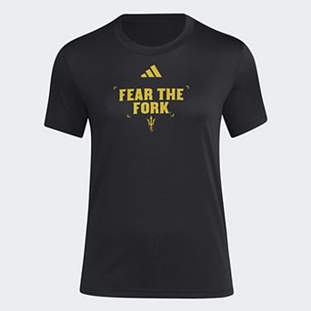 Women's adidas Black Arizona State Sun Devils Locker Slogan Pre-Game T-Shirt