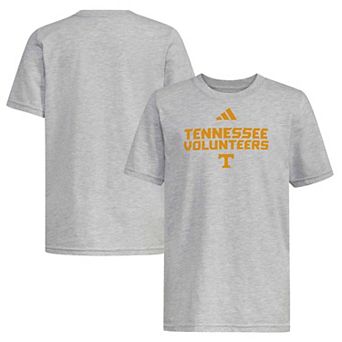 Youth adidas Gray Tennessee Volunteers Wordmark Fresh T-Shirt