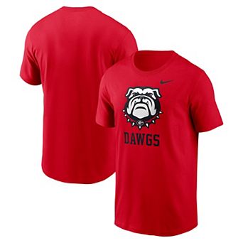 Men's Nike Red Georgia Bulldogs Primetime Logo Mantra T-Shirt