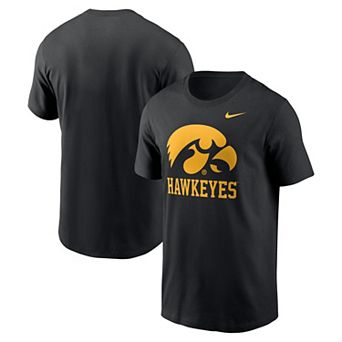 Men's Nike Black Iowa Hawkeyes Primetime Logo Mantra T-Shirt