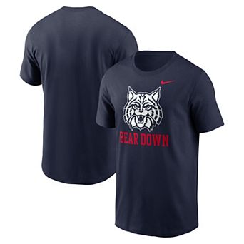 Men's Nike Navy Arizona Wildcats Primetime Logo Mantra T-Shirt