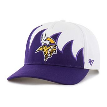 Men's '47 White Minnesota Vikings Jagged Hitch Adjustable Hat