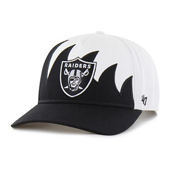 Men's '47 White Las Vegas Raiders Jagged Hitch Adjustable Hat