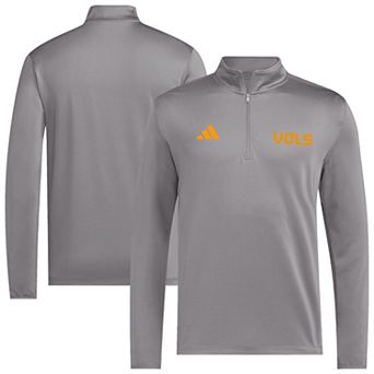 Men's adidas Gray Tennessee Volunteers Ultimate365 Cozy Quarter-Zip Top